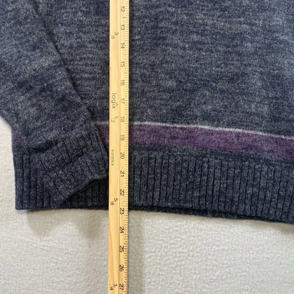Vintage Y2K Banana Republic Pullover Medium 1/4 Zip Extra Fine Merino Wool